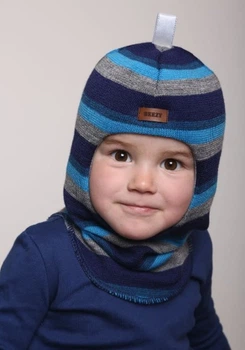 Зимова шапка шолом Beezy для хлопчиків 1405-48-22 р. 4 (56-58 см)