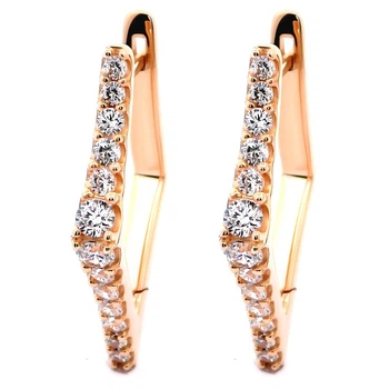 Золотые серьги (з40089)