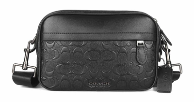 Сумка Coach Academy Crossbody Signature Leather Black