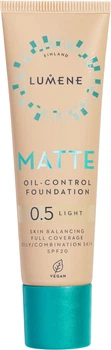 Матирующая тональная основа Lumene Matte Control Oil-Free Foundation SPF20 0.5 Light 30 мл (6412600847239)