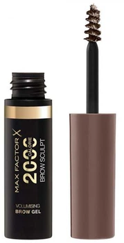 Гель для брів Max Factor 2000 Calorie Brow Sculpt з ефектом об'єму 002 Soft Brown 4.5 мл (3616304782480)