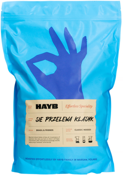 Kawa ziarnista Hayb Się Przelewa Klasyk 1 kg (5904844570277)