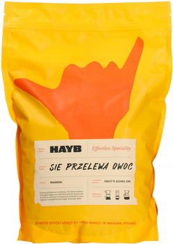 Kawa ziarnista Hayb Się Przelewa Owoc 1 kg (5904844570253)