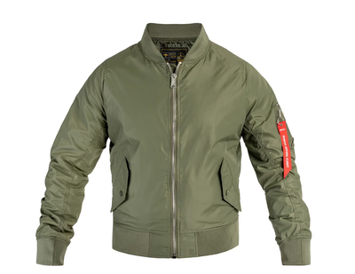 Тактична куртка Mil-Tec бомбер MA1 Summer Olive 10401501 XL