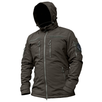 Куртка SoftShell + Толстовка флісова Armoline DIVISION Olive. XL