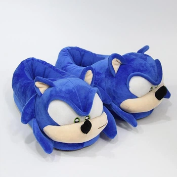 Капці-кігурумі Їжак Сонік Sonic My Kigu Домашні Для Дівчинки М'які Плюшеві Синій 27-34 (Д13090)