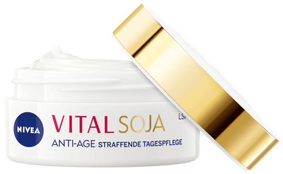 Крем для обличчя з фільтром SPF Nivea Vital Soja зміцнюючий денний 50 мл (4006000043326)