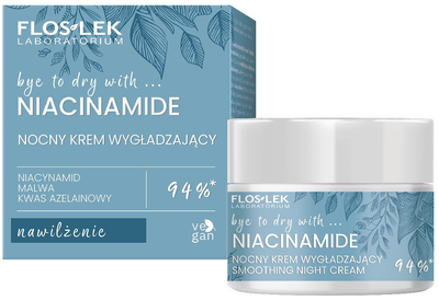 Крем для обличчя Floslek Niacinamide розгладжуючий нічний 50 мл (5905043024004)