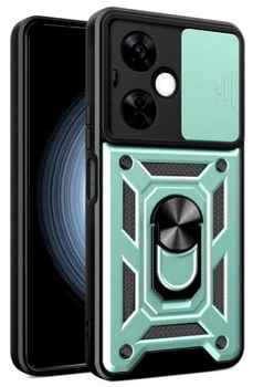 Чехол Camshield c кольцом-подставкой на OPPO A3x (4G) / light green