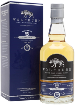 Виски Wolfburn Langskip 0.7 л 58% в подарочной упаковке (0634158496400)