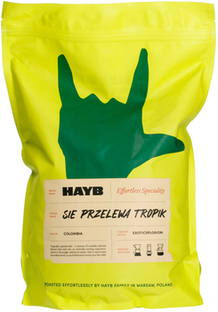 Kawa ziarnista Hayb Się Przelewa Tropik 1 kg (5904844570215)