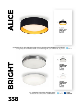 Светильник потолочный BRIGHT 4158800 Viokef белый