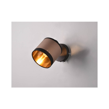 Бра DAVOS R81551741 Trio черный / коричневый