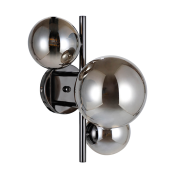 Бра Canello WL-406007-3A-BCR Italux дымчатый, черный