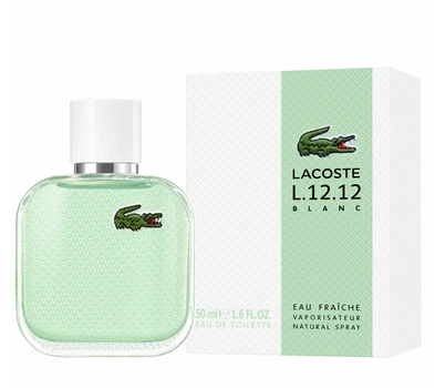 Туалетна вода для чоловіків Lacoste L.12.12 Blanc Eau Fraiche 50 мл