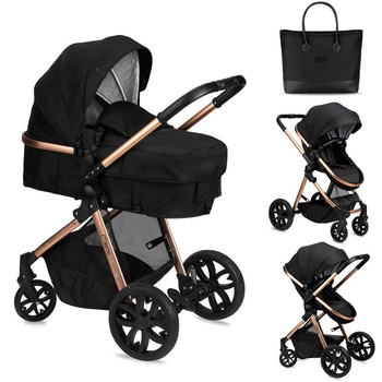 Универсальная коляска 2в1 MoMi Limuru black