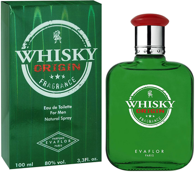 Woda toaletowa dla mężczyzn Evaflor Whisky Origin 100 ml (3509168999272)