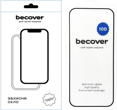 Защитное стекло BeCover 10D для смартфона Google Pixel 9 Pro Black (BC_712326)