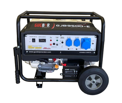 Генератор бензиновий Gucbir GJB9500E, 1 фаза, 7500 Вт, електрозапуск