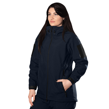 Демисезонная женская Куртка Camotec Stalker SoftShell темно-синяя размер XL