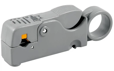 Інструмент мережевий Lucom Інструмент (зачистки) RG58/RG59/RG62/RG6 RJ45 Cat5/6/7 сірий(62.09.8459)