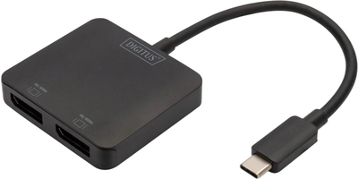 Адаптер Digitus USB-C - 2 x DisplayPort Black (DS-45339)