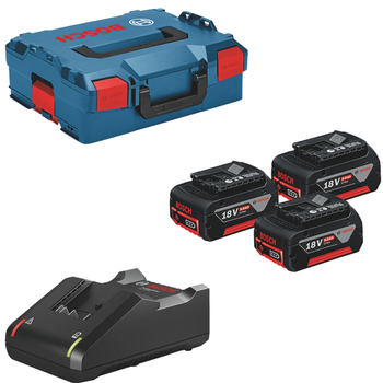 Набор Bosch 3X GBA 18V 5.0 Ah + Зарядное устройство GAL 18V-40 + L-Boxx 136 (0615990L3T)