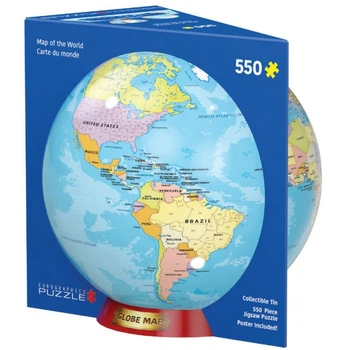 Пазл Eurographics Мапа світу подарункова коробка 550 елементів [104346]