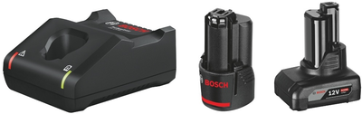 Набор Bosch 1x2.0Ah; 1x4.0 Ah + Зарядное устройство GAL 12V-40 (1600A01NC9)