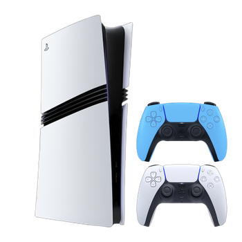 Набір Консоль Sony PlayStation 5 Pro 2TB White + Геймпад Бездротовий DualSense Starlight Blue