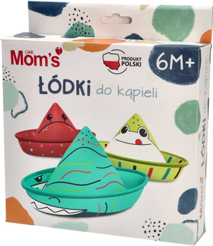 Човники для купання Mom's Care 3 шт (5907784465375)