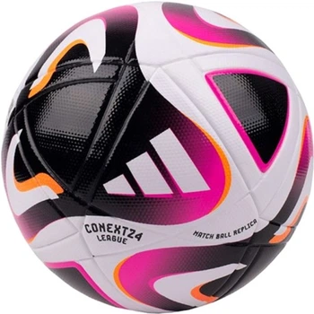 М'яч футбольний Adidas CNXT24 LGE (IP1617) білий, чорний, рожевий, помаранчевий Унісекс 5 (4067886885592)