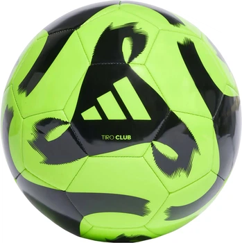 Мяч футбольный Adidas TIRO CLB (HZ4167) зеленый, черный Унисекс 5 (4065432807142)