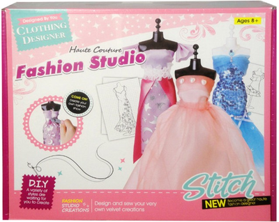 Zestaw do szycia sukienek dla lalek Swede DIY Fashion Studio Stitch (5902496184224)