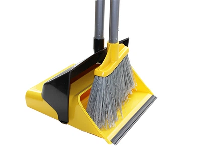 Набір для прибирання совок+щітка Mr Brush DUSTER SET жовтого кольору