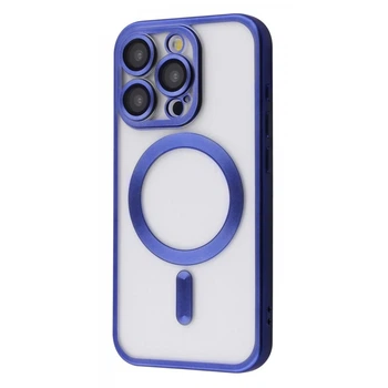Чохол WAVE Metal Matte Case with Magnetic Ring iPhone 15 Pro Max blue titanium