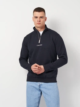 Толстовка на молнии мужская Calvin Klein Jeans 11381 S Темно-синяя (smt2000000022888)