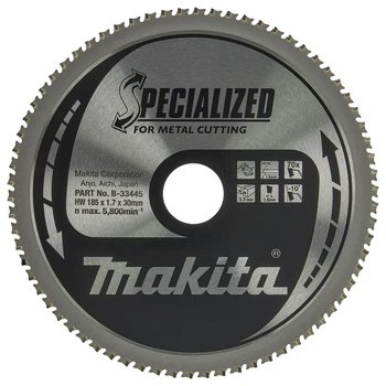 Диск пиляльний по металу 185х30 мм 70T Makita TCT SPECIALIZED B-33445