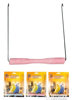 Іграшка для птахів Karlie Flamingo Swing Sand Perch 14x1.5 см (5400274744818)