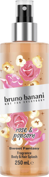 Спрей для тіла та волосся Bruno Banani Sweet Fantasy Rose and Popcorn 250 мл (3616304077371)