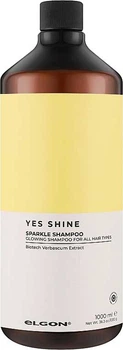 Шампунь для придания сияния тусклым волосам Elgon Yes Shine Sparkle Shampoo 1 л (8056284451412)