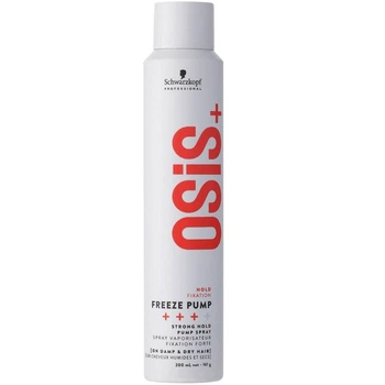 Лак для волос сильной фиксации Schwarzkopf Professional Osis+ FREEZE PUMP Strong Hold Spray 200 мл
