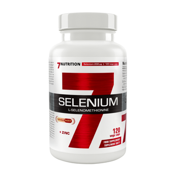 Селен 7 Nutrition Selenium (L-selenometionine) 200 mcg + Zinc 15 mg 120caps