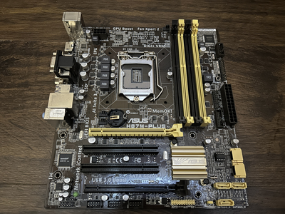 Материнская плата Asus H87M-Plus (s1150, Intel H87) Б/У