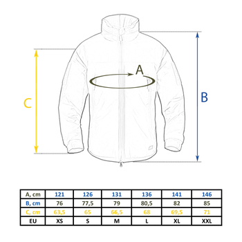 Куртка зимова Helikon-Tex Level 7 Climashield® Apex 100g Shadow Grey 3XL