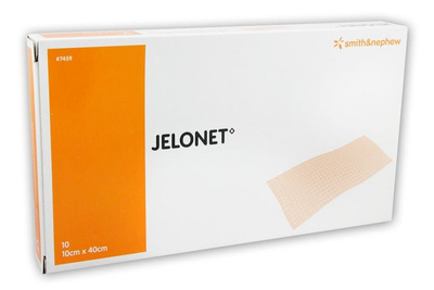 Парафінова пов'язка для ран Jelonet 10х40 см, 1 шт.