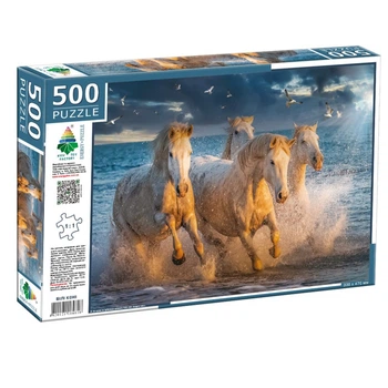 Пазл класичний Білі коні 84818 500 елементів (313053)