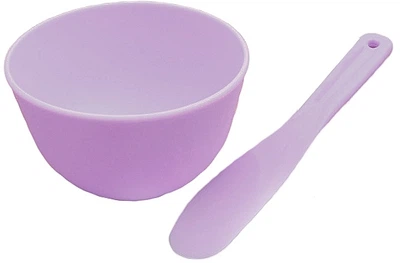 Набор для косметических продуктов CS095V, мисочка + лопатка, фиолетовый - Cosmo Shop (1192449-120586)