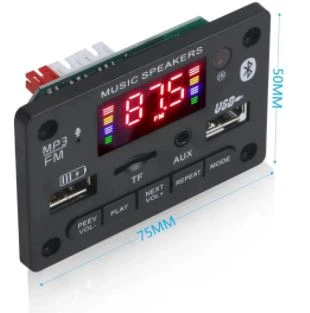 Модуль MP3 FM радіо JX-810BT автомобільний Bluetooth 5.0 стерео 2x3W