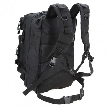 Тактический рюкзак Tactic Cordura 1000D 25л MOLLE Black (ws34293)